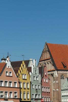 Download The Colorful Townhomes of Landshut, Bavaria: Blank 150 Page Lined Journal for Your Thoughts, Ideas, and Inspiration -  file in PDF