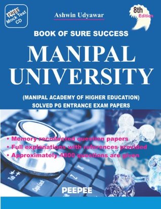 Download Book of Sure Success: Manipal University (with free mock test CD) - Ashwin | PDF