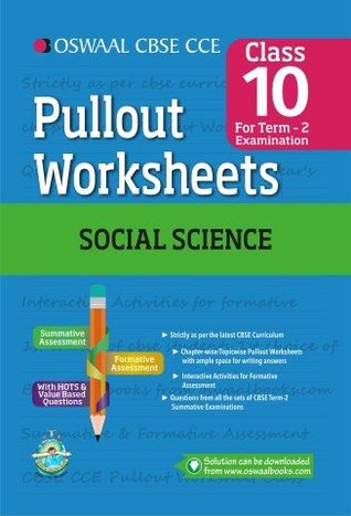 Read Online Oswaal CBSE CCE Pullout Worksheet for Class 10 Term II (October to March) Social Science - Panel of Experts file in ePub