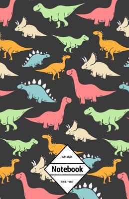 Read Online Gm&co: Notebook Journal Dot-Grid, Lined, Graph, 120 Pages 5.5x8.5: Smooth Cartoon T-Rex Jurassic Dinosaur Black - Gabriela Mongomory | ePub