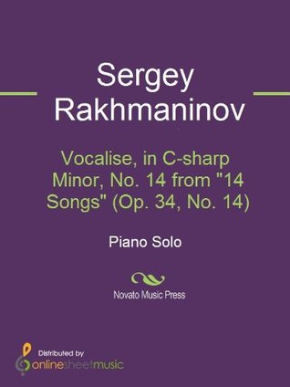 Full Download Vocalise, in C-sharp Minor, No. 14 from 14 Songs (Op. 34, No. 14) - Robert Schultz file in PDF