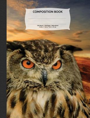 Download Wise Owl Sunset Composition Notebook, Wide Ruled: 100 Sheets / 200 Pages, 9-3/4 X 7-1/2 -  | ePub