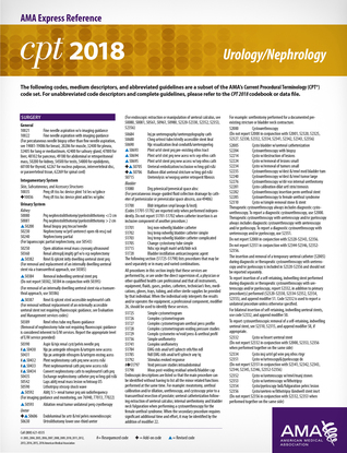 Download CPT 2018 Express Reference Card: Urology/Nephrology - American Medical Association file in PDF
