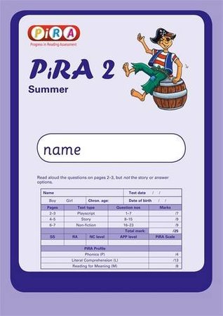 Full Download Progress in Reading Assessment Test 2, Summer PK10 (PIRA) - Colin McCarty | ePub