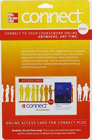 Download Connect 1-Semester Access Card for Essentials of Advanced Financial Accounting - Richard Baker file in PDF