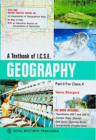 Read A Textbook of I.C.S.E. Geography Part 2 Class - 10 - Veena Bhargava | ePub