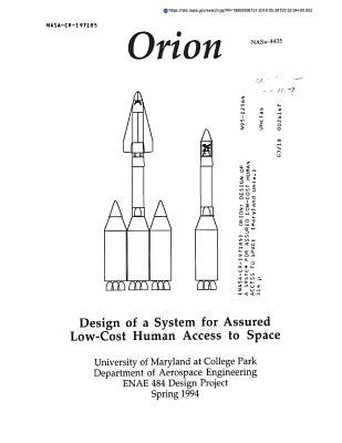 Read Online Orion: Design of a System for Assured Low-Cost Human Access to Space - National Aeronautics and Space Administration file in PDF