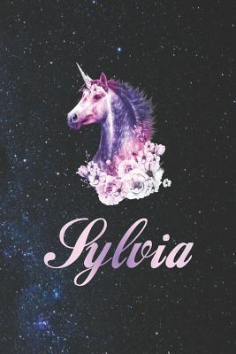 Read Online Sylvia: First Name Personalized Unicorn Customized Names Gift Birthday Girl Notebook Journal -  file in ePub