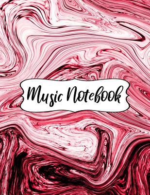 Full Download Music Notebook: Red Marble Musical Notes Music Manuscript Notebook with Staff Paper - Blank Sheet Music Notebook - Music Journal - Christmas, Birthday Gift for Music Students, Composers, Songwriters, Teachers (120 Pages 8.5x11) -  | PDF