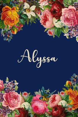 Read Alyssa: Personalized Name Floral Design Matte Soft Cover Notebook Journal to Write In. 120 Blank Lined Pages -  file in ePub