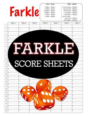 Download Farkle Score Sheets: 100 Farkle Score Pads, Farke Dice Game, Farkle Game Record Keeper, Farkle Record Book -  | PDF