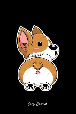Download Corgi Journal: Lined Journal - Corgi Butt Hearts Cute Red Welsh Dog Lover Gift - Black Ruled Diary, Prayer, Gratitude, Writing, Travel, Notebook For Men Women - 6x9 120 pages - Boredkoalas Corgi Journals | ePub