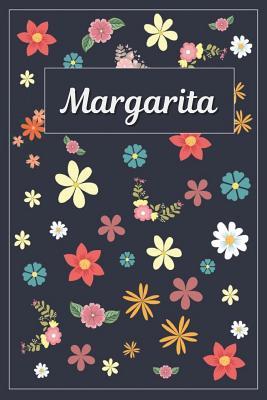 Download Margarita: Lined Writing Notebook with Personalized Name 120 Pages 6x9 Flowers -  | ePub