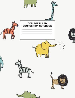 Read College Ruled Composition Notebook: Cute Blank Lined Journal to Write In with White Paper Rule Pages for School Subject and Writing Pad: Design Code A4 3514 - Nifty Prints | PDF