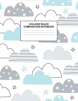 Full Download College Ruled Composition Notebook: Cute Blank Lined Journal to Write In with White Paper Rule Pages for School Subject and Writing Pad: Design Code A4 5521 - Nifty Prints file in ePub