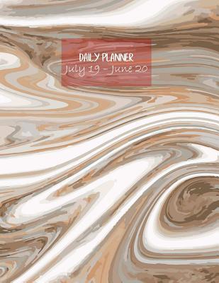 Read Online Daily planner July 19 - June 20: Large. Plenty of space for daily Goals, To-dos, Assignments and Tasks. Includes Gratitude section, Meal planner, Mood tracker and Water intake tracker. 11.0' x 8.5'. (Letter size) (Liquid brown marble matte cover). -  | PDF
