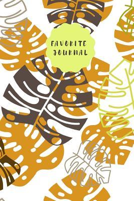 Download Favorite Journal: leaf theme cover journal notebook -  | PDF