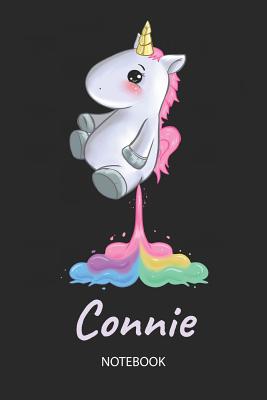 Full Download Connie - Notebook: Blank Ruled Personalized & Customized Name Rainbow Farting Unicorn School Notebook Journal for Girls & Women. Funny Unicorn Desk Accessories for Kindergarten, Primary, Back To School Supplies, Birthday & Christmas Gift for Women. -  file in PDF