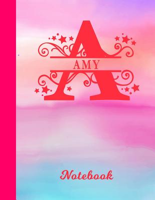 Read Amy Notebook: Letter A Personalized First Name Personal Composition Book & Writing Notepad Journal - Glossy Pink & Blue Watercolor Effect Cover - College Ruled Lined Paper for Journalists & Writers - Note Taking - Write about your Life & Interests -  file in ePub