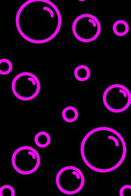 Read Notebook: magenta see thru bubbles on a black background 6 X 9 150 white pages with gray black lines 75 sheets for journaling or note taking, doodling, drawing, sketching in gloss soft cover -  | ePub