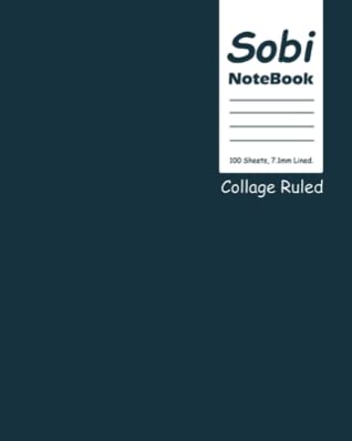 Read Sobi Notebook, Collage Ruled, Lined 8 x 10 Inch, Large 100 Sheet Blue Cover - Sobi Printers | PDF
